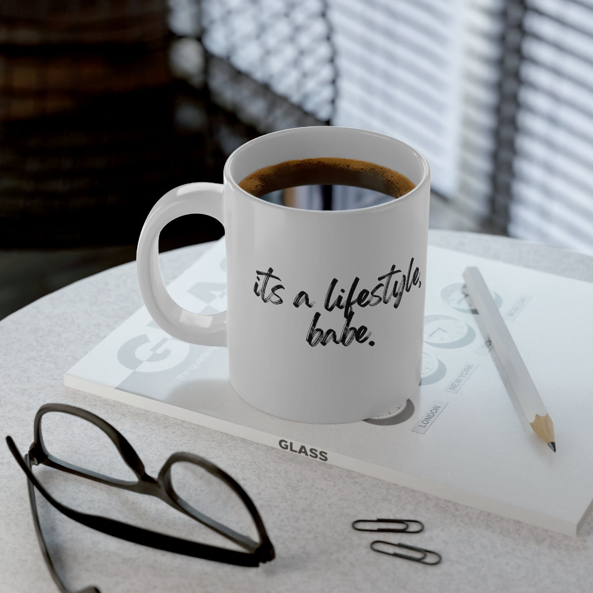 Jumbo Its A Lifestyle Mug, 20oz